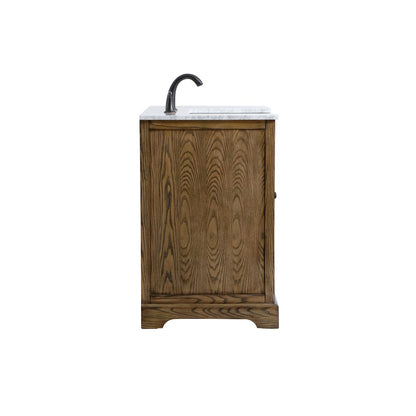 36 inch Single bathroom vanity in driftwood