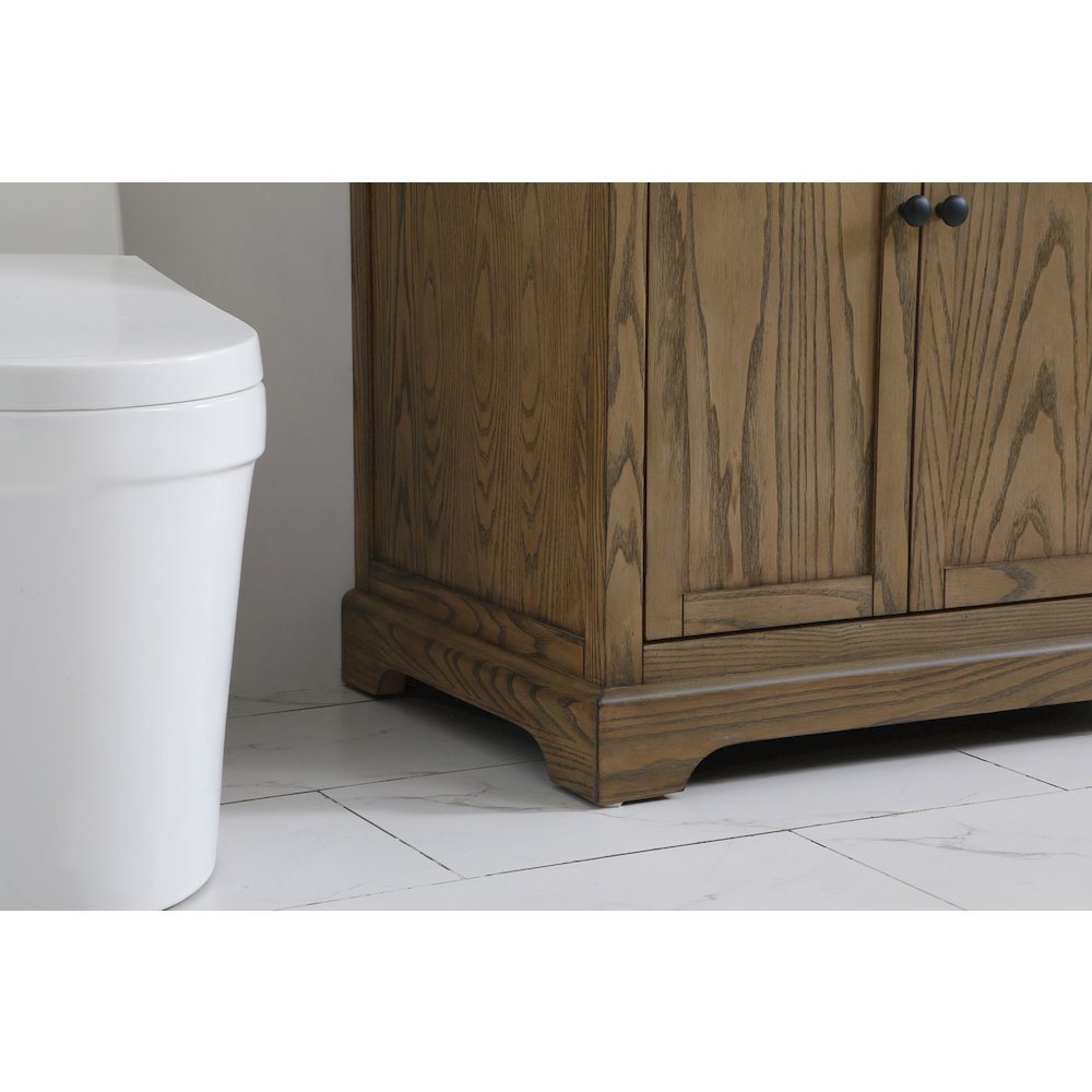 36 inch Single bathroom vanity in driftwood