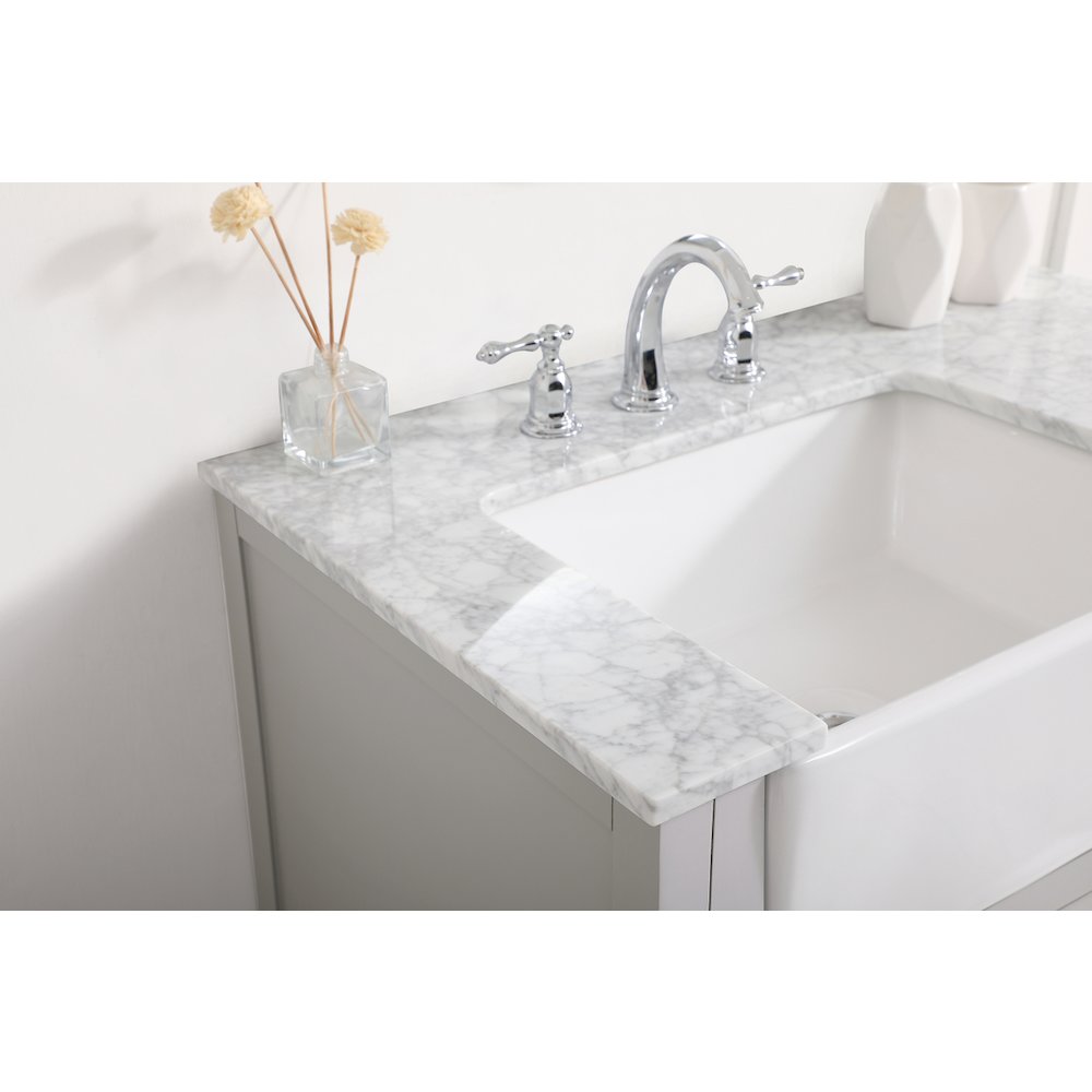 36 inch Single bathroom vanity in grey