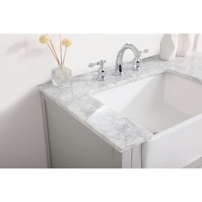 36 inch Single bathroom vanity in grey
