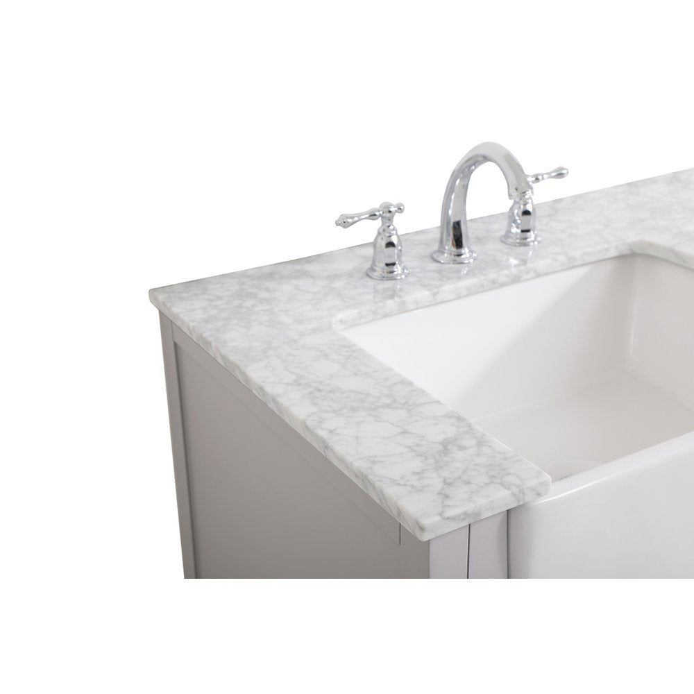 36 inch Single bathroom vanity in grey