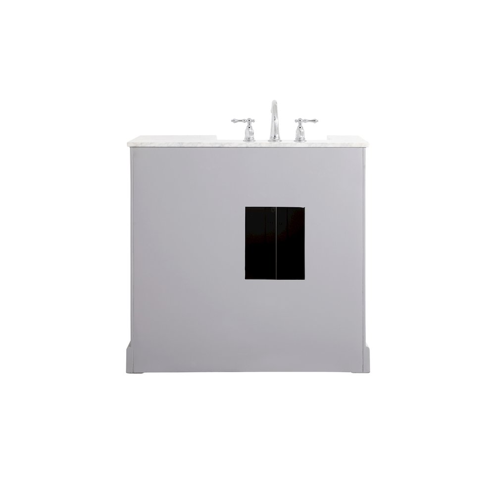 36 inch Single bathroom vanity in grey
