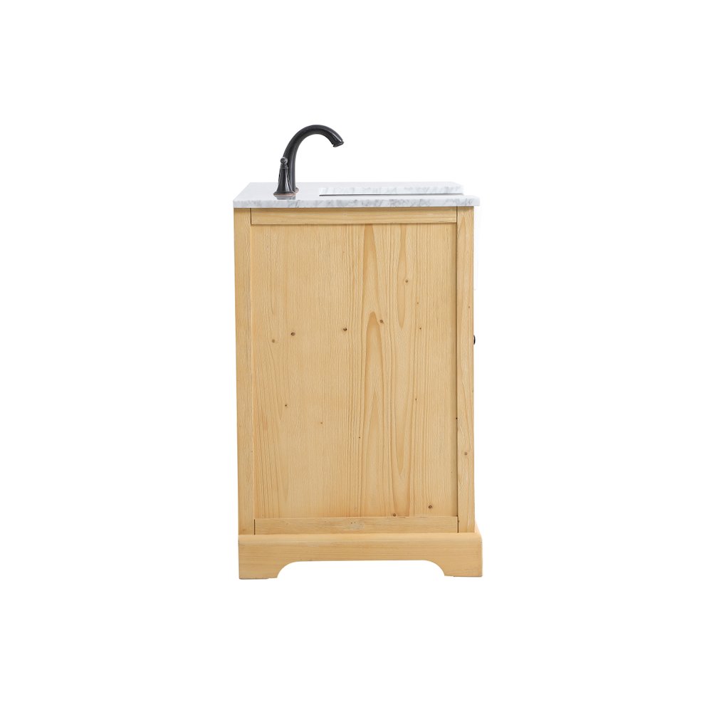 36 inch Single bathroom vanity in natural wood