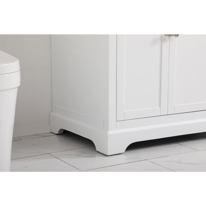 36 inch Single bathroom vanity in white