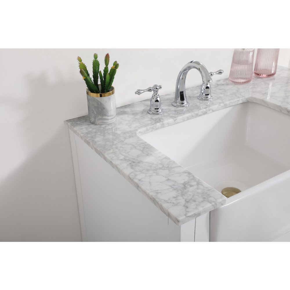36 inch Single bathroom vanity in white
