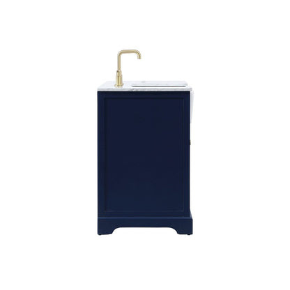 42 inch Single bathroom vanity in blue