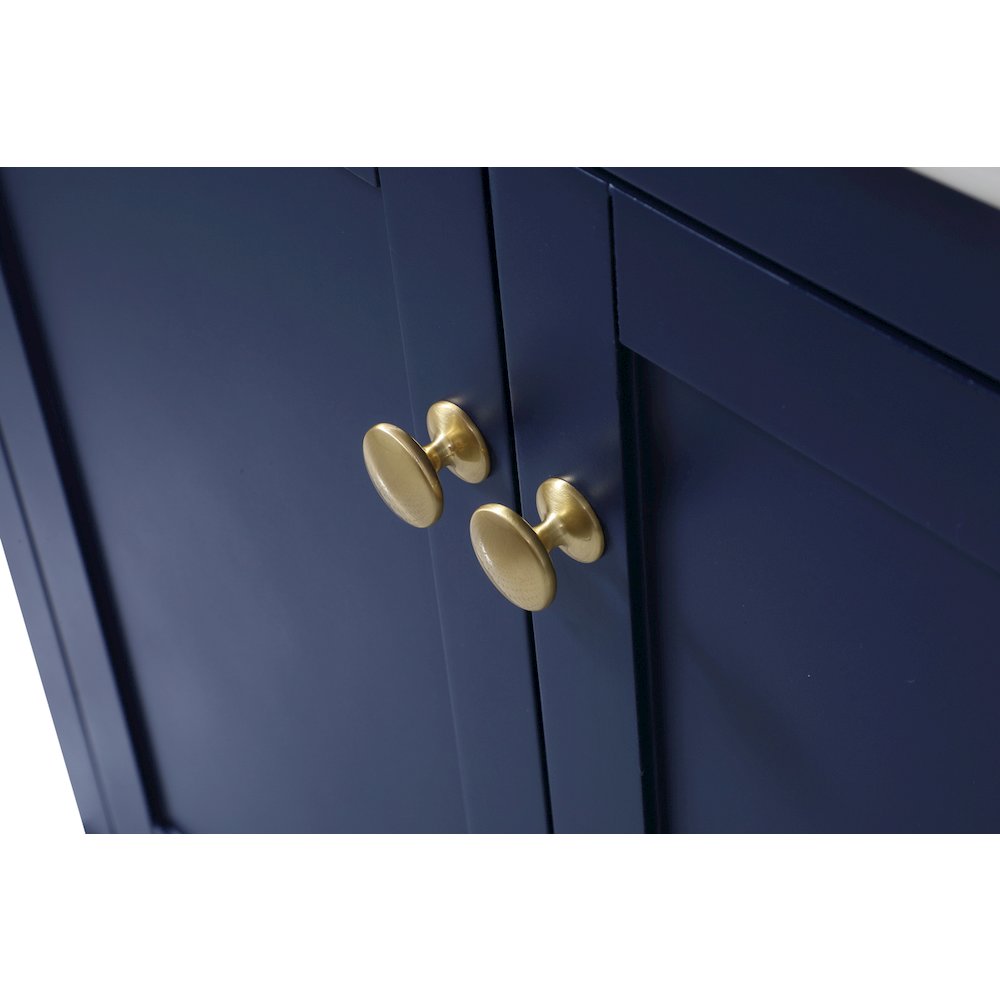 42 inch Single bathroom vanity in blue