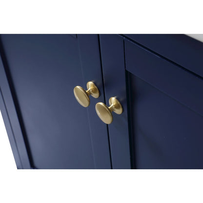 42 inch Single bathroom vanity in blue