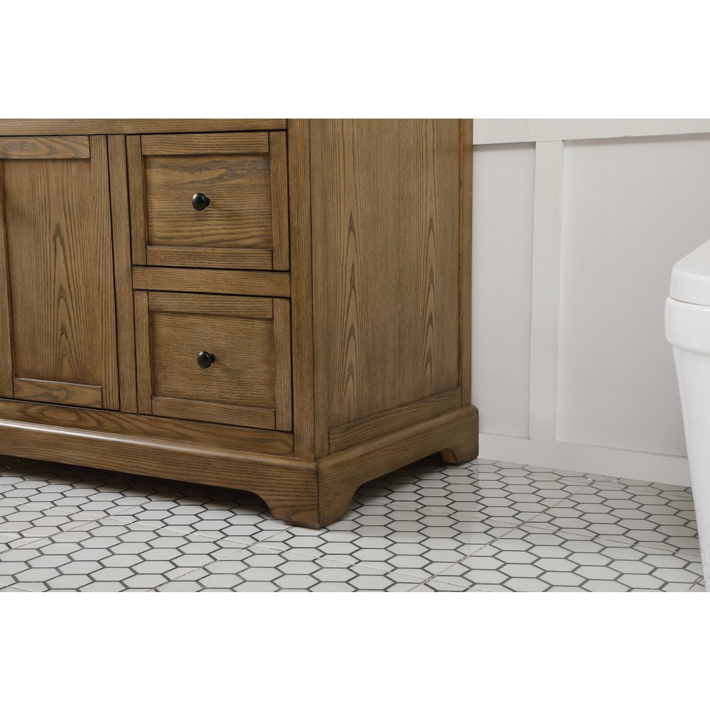 42 inch Single bathroom vanity in driftwood