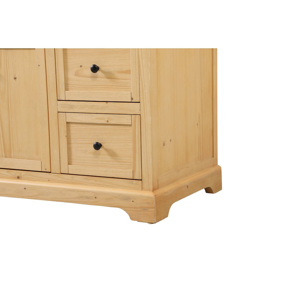 42 inch Single bathroom vanity in natural wood