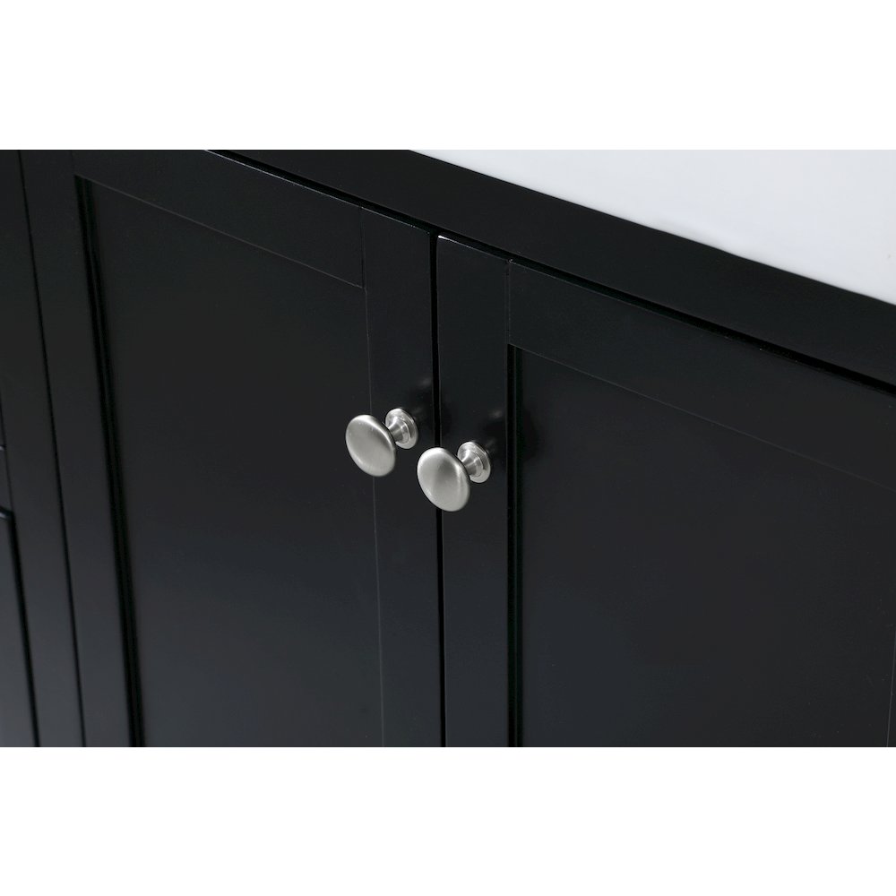 48 inch Single bathroom vanity in black