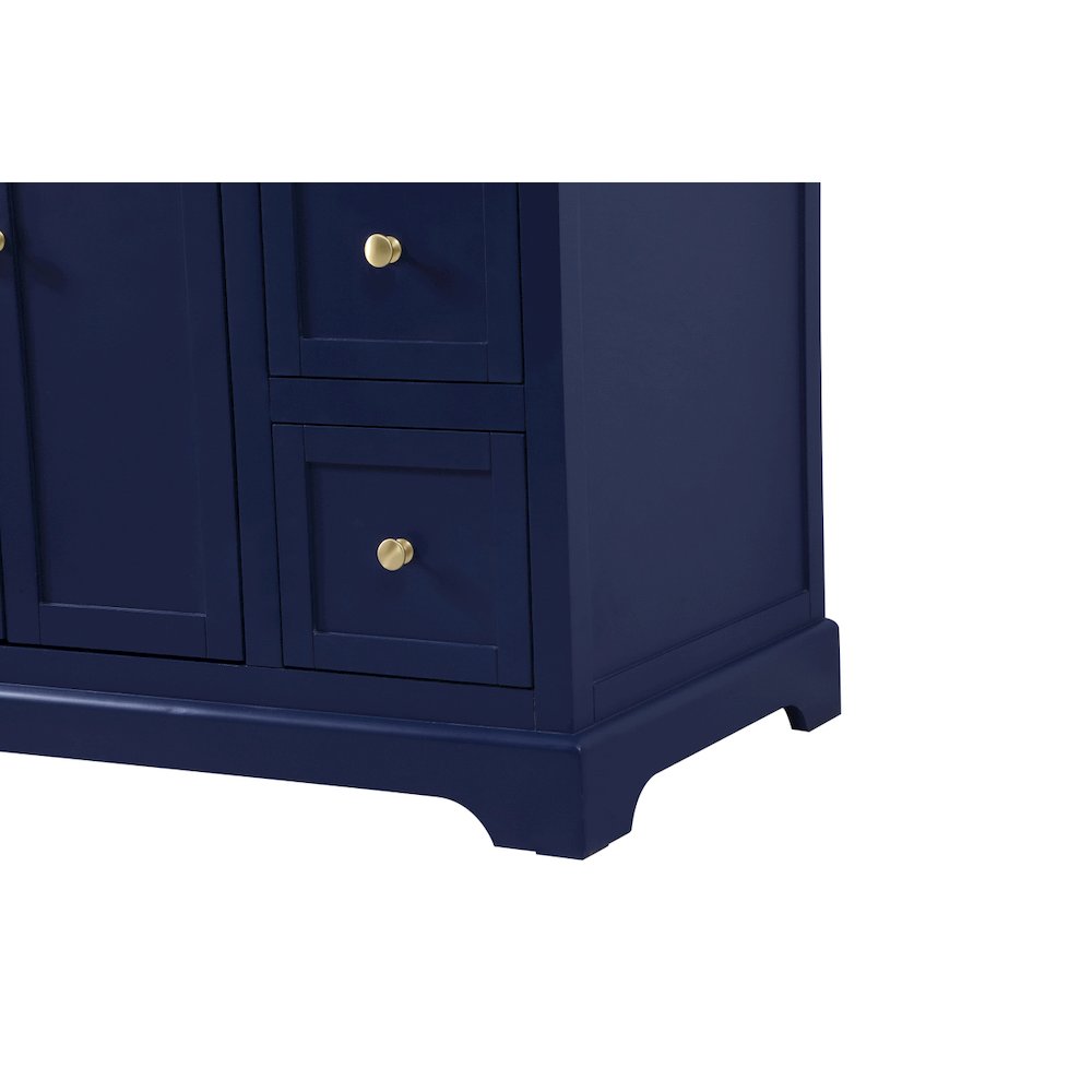 48 inch Single bathroom vanity in blue