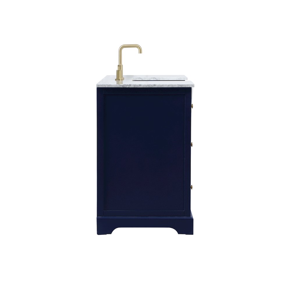48 inch Single bathroom vanity in blue