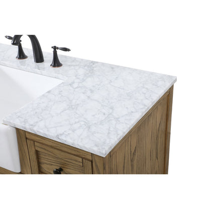 48 inch Single bathroom vanity in driftwood