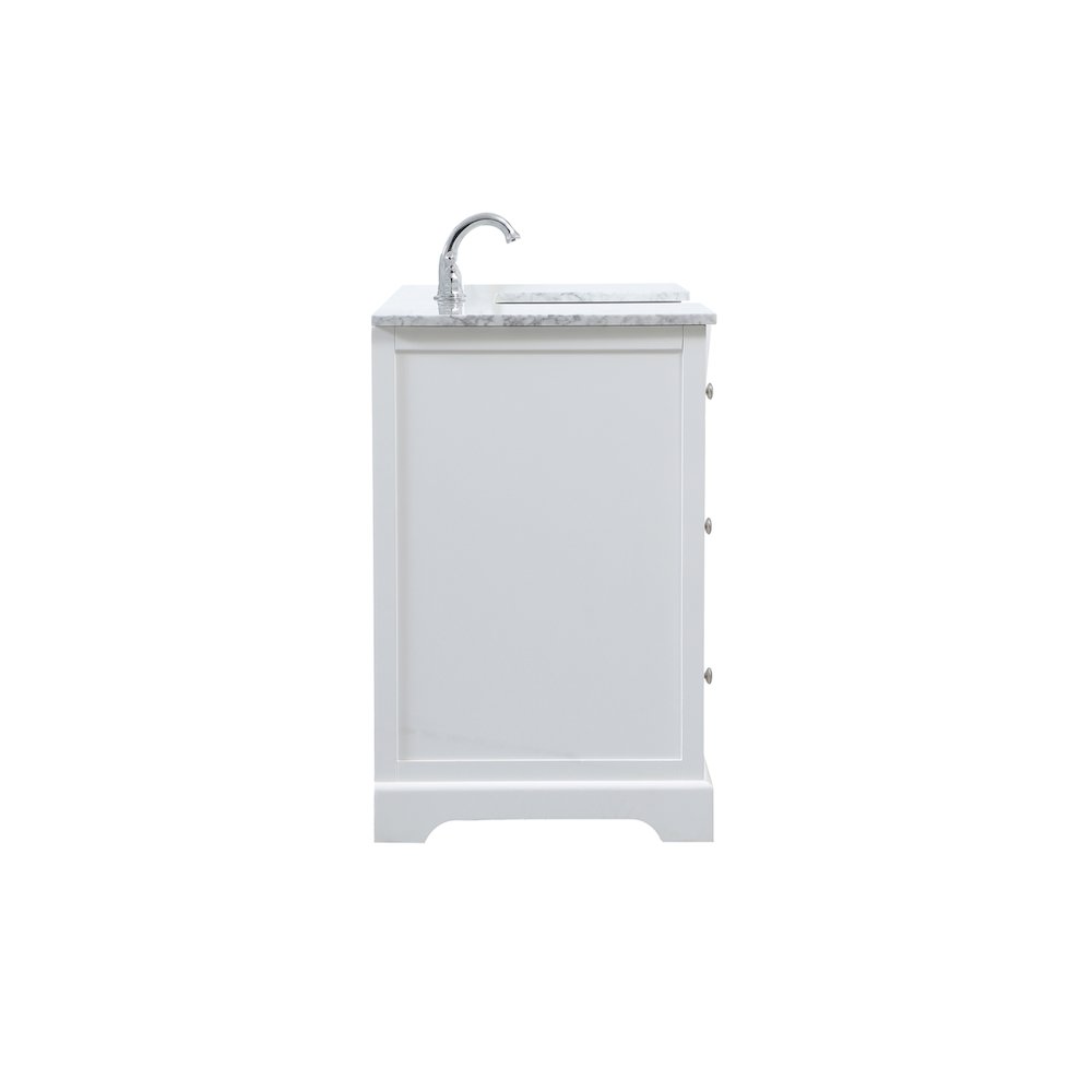 48 inch Single bathroom vanity in white
