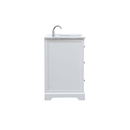 48 inch Single bathroom vanity in white