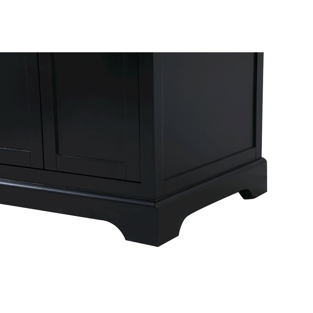 60 inch double bathroom vanity in black