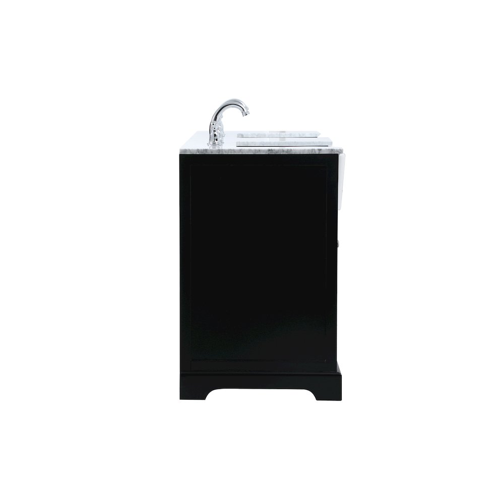 60 inch double bathroom vanity in black