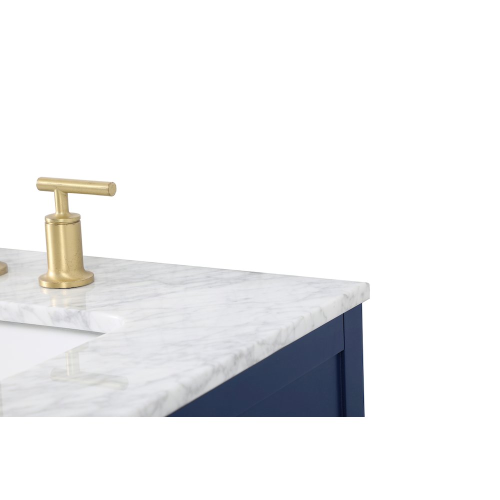 60 inch double bathroom vanity in blue