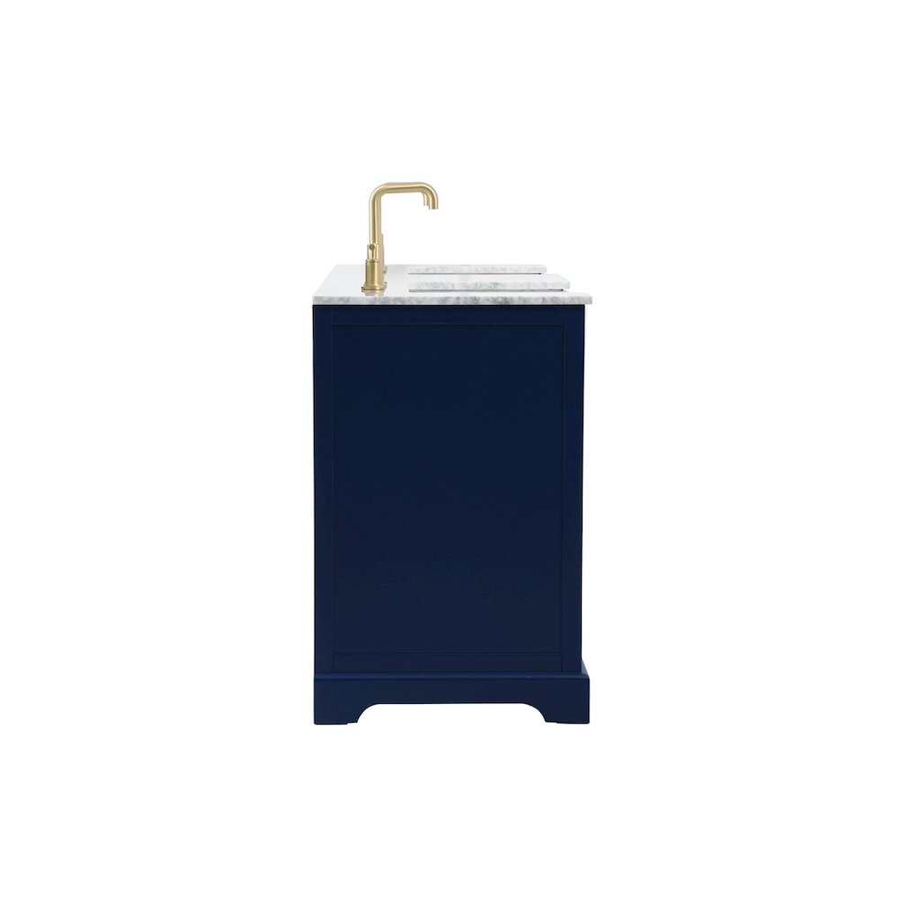 60 inch double bathroom vanity in blue