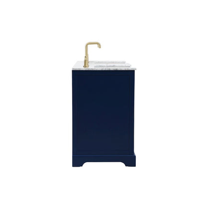 60 inch double bathroom vanity in blue