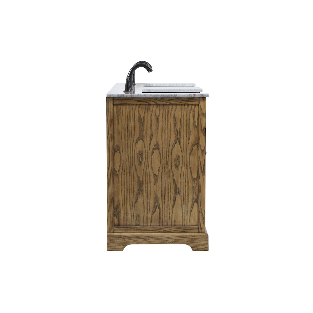 60 inch double bathroom vanity in driftwood