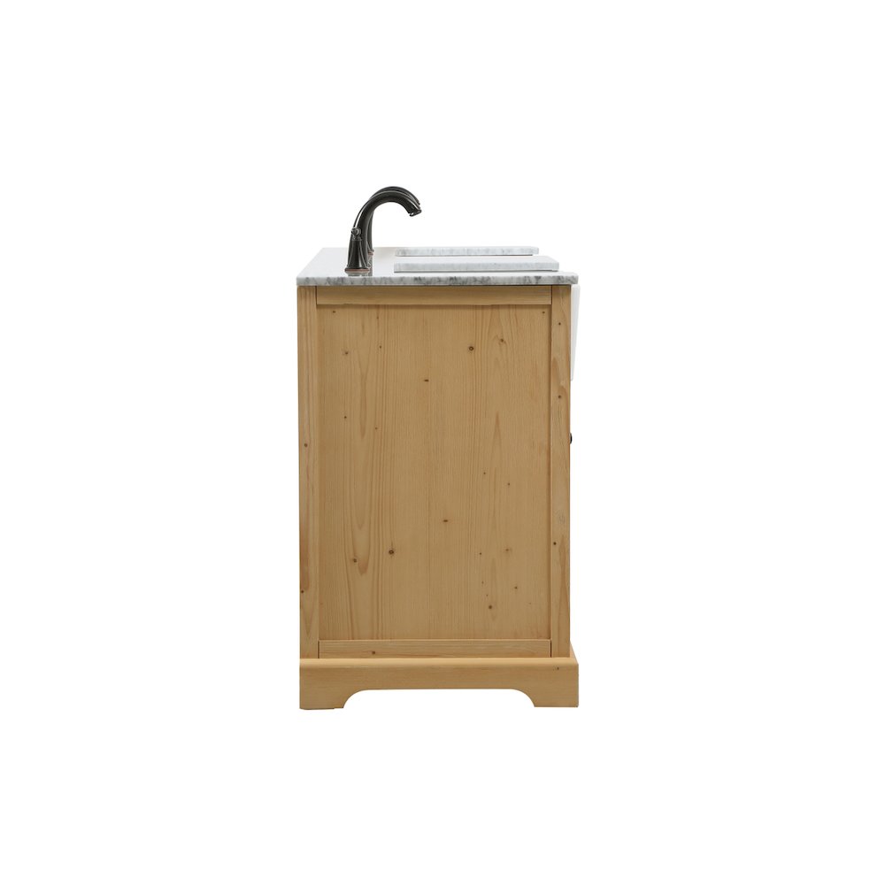 60 inch double bathroom vanity in natural wood