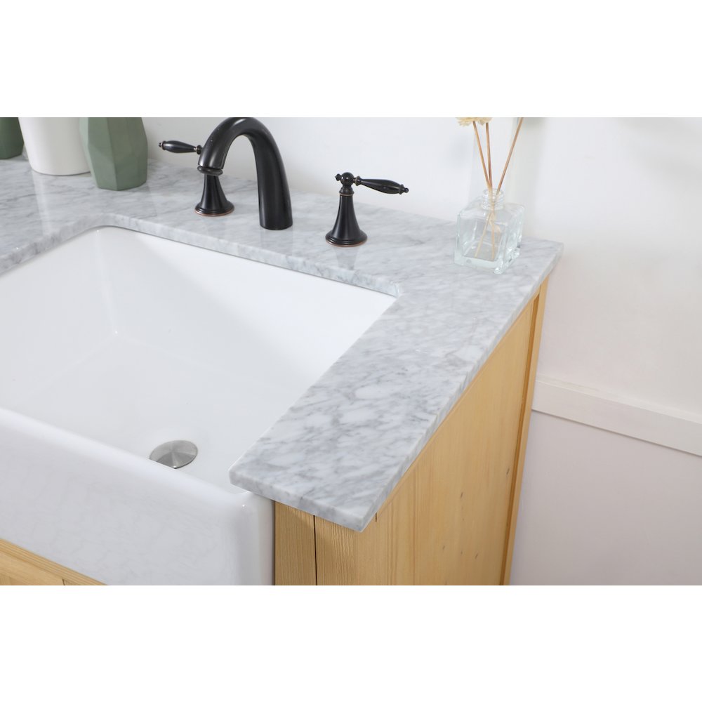 60 inch double bathroom vanity in natural wood