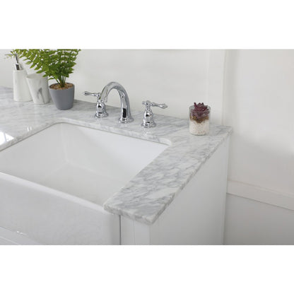 60 inch double bathroom vanity in white