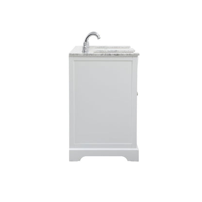 60 inch double bathroom vanity in white