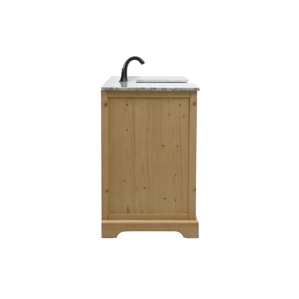 60 inch Single bathroom vanity in natural wood