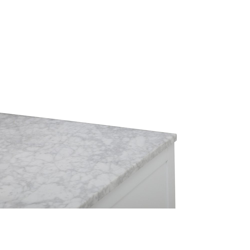 60 inch Single bathroom vanity in white