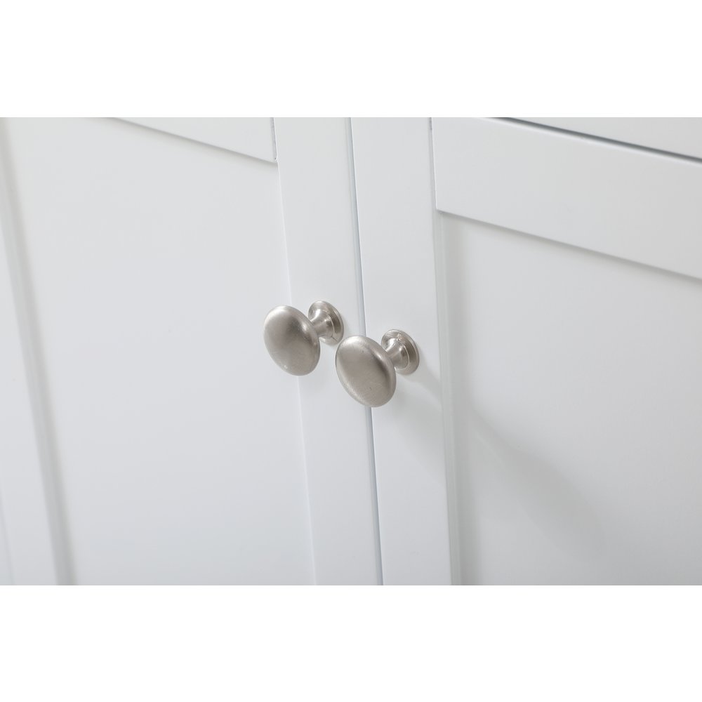60 inch Single bathroom vanity in white