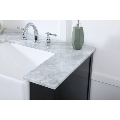 72 inch double bathroom vanity in black
