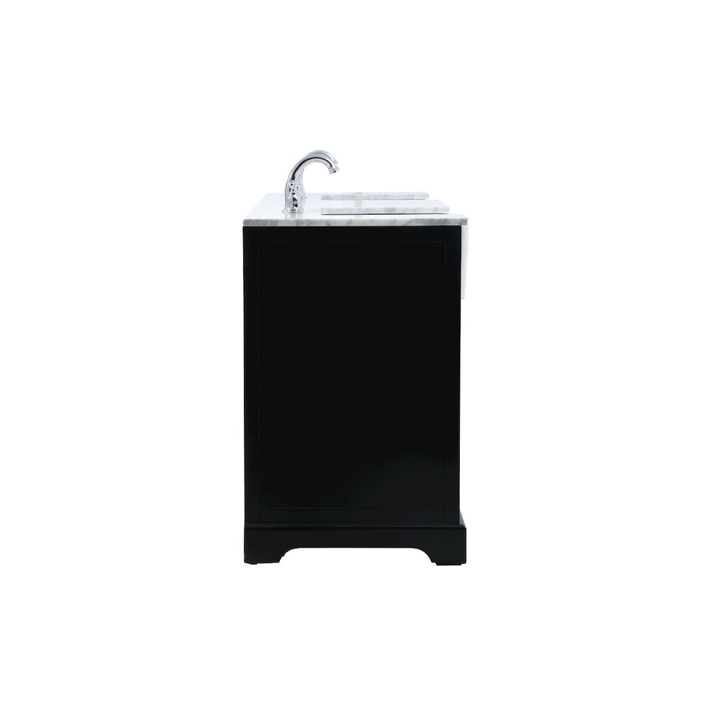 72 inch double bathroom vanity in black