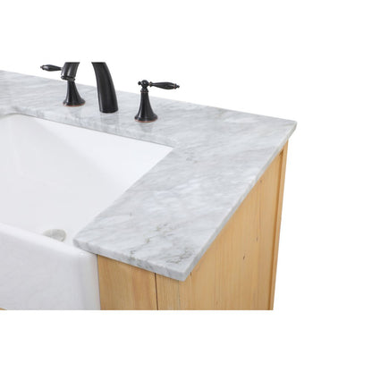 72 inch double bathroom vanity in natural wood
