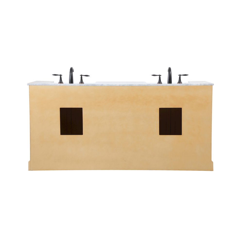 72 inch double bathroom vanity in natural wood