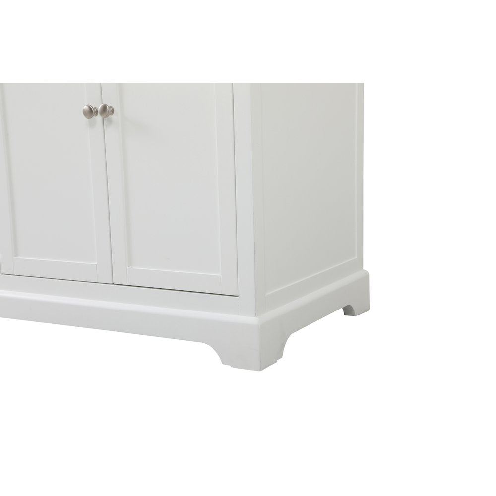 72 inch double bathroom vanity in white