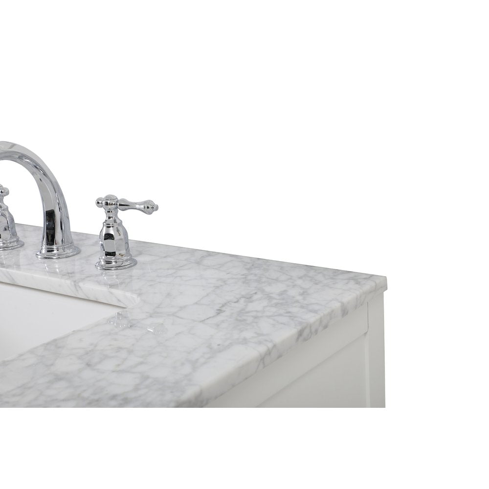 72 inch double bathroom vanity in white
