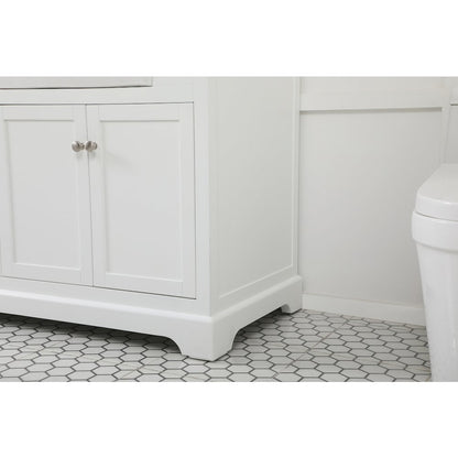 72 inch double bathroom vanity in white