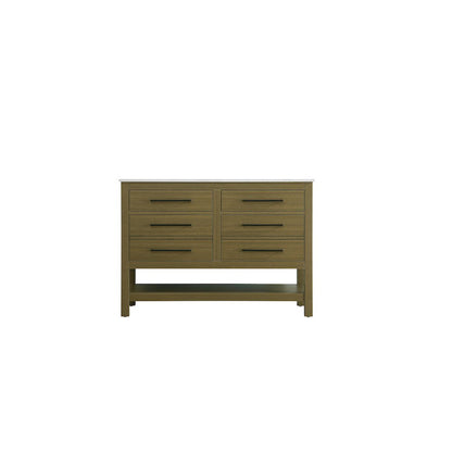 48 inch Single Bathroom Vanity in Chestnut Brown