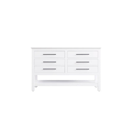 54 inch Single Bathroom Vanity in White