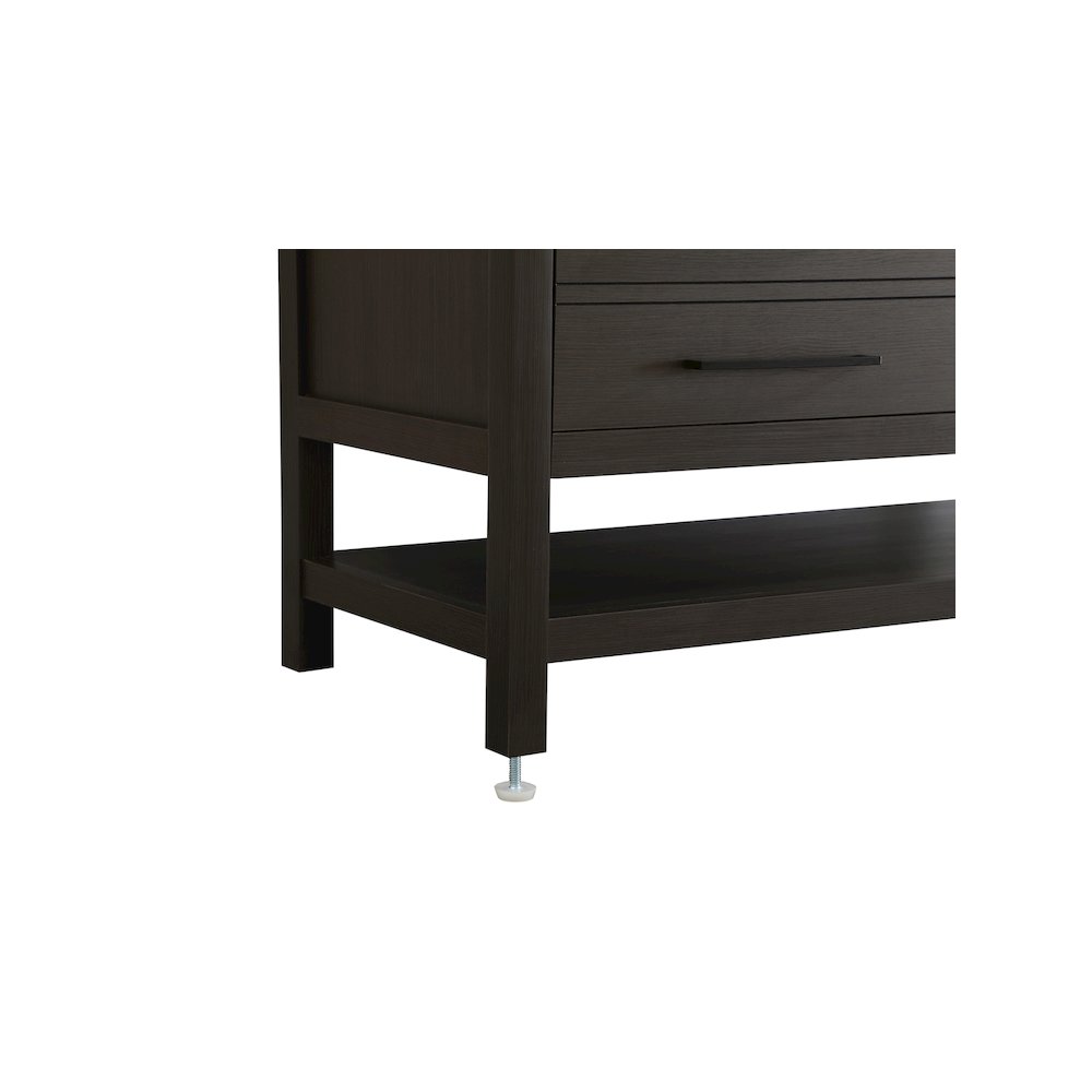 60 inch Single Bathroom Vanity in Mocha Brown