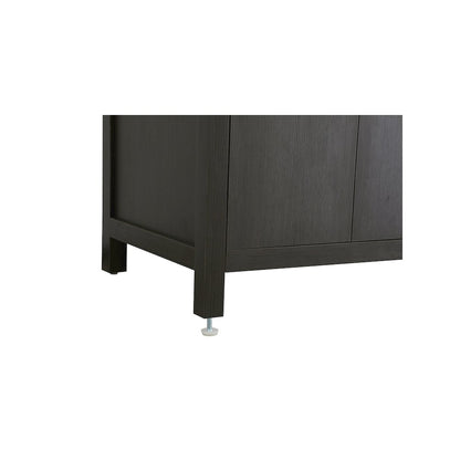 30 inch Single Bathroom Vanity In Mocha Brown with backsplash