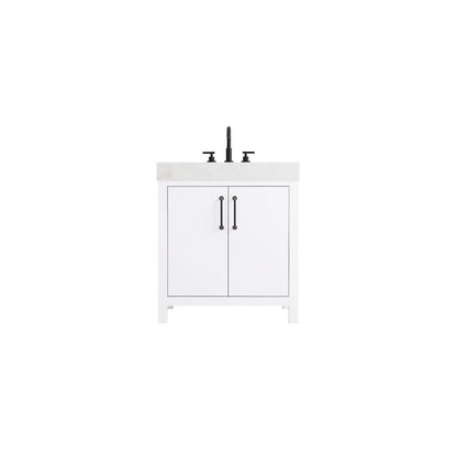 30 inch Single Bathroom Vanity In White