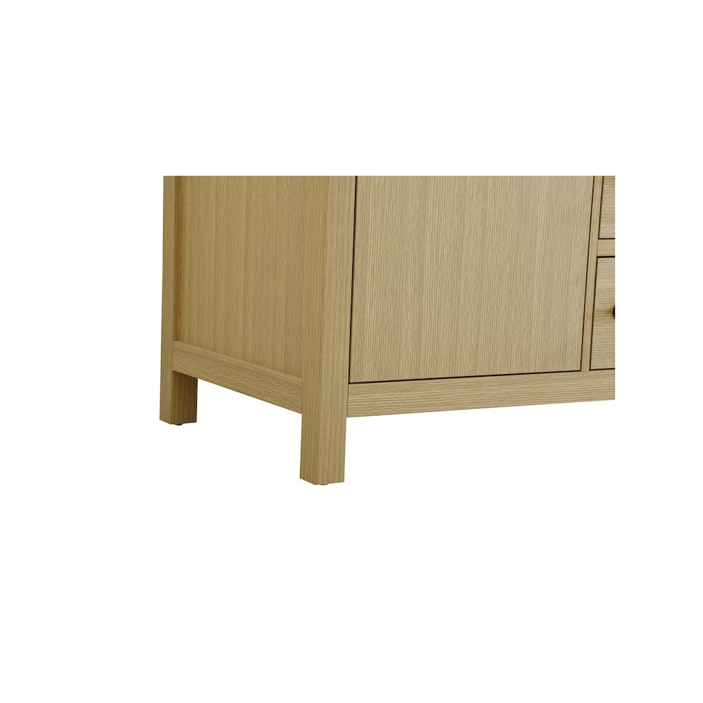 32 inch Single Bathroom Vanity In Honey Brown