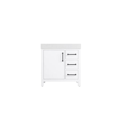 32 inch Single Bathroom Vanity In White