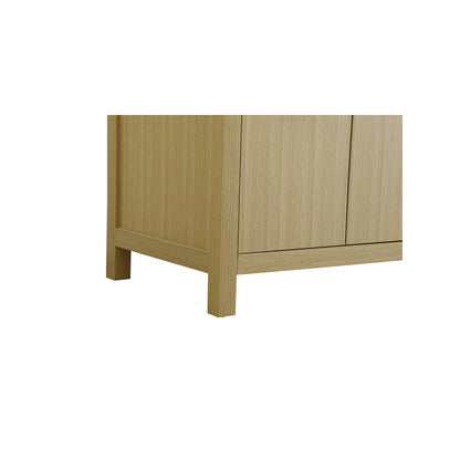 36 inch Single Bathroom Vanity In Honey Brown with backsplash
