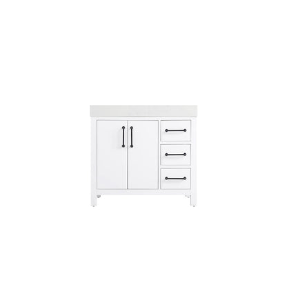36 inch Single Bathroom Vanity In White