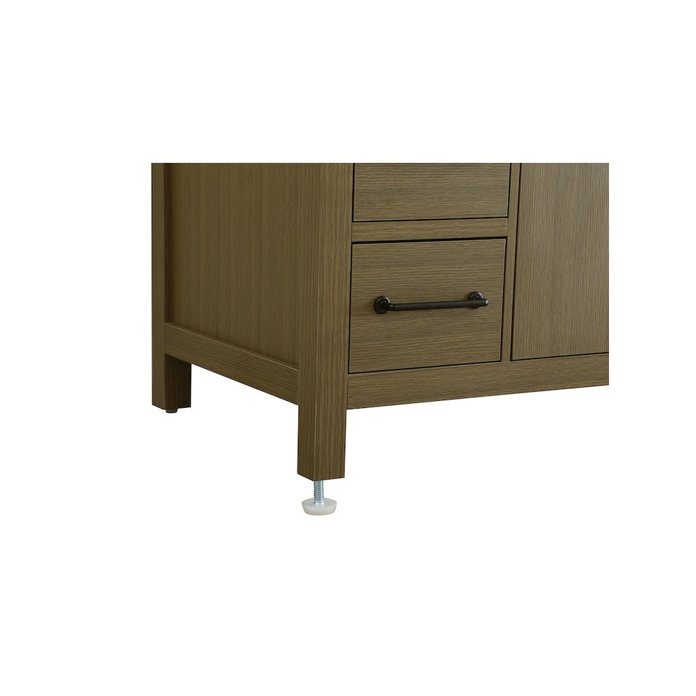 42 inch Single Bathroom Vanity In Chestnut Brown